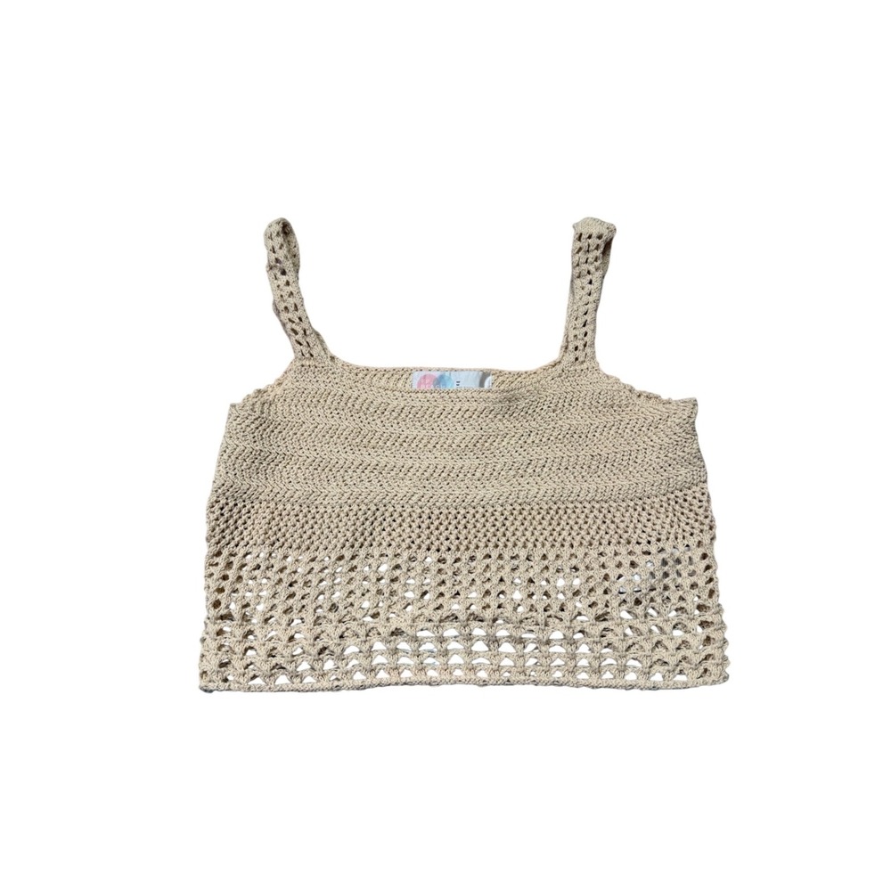 Free People Beach Crochet Crop Tank – Size‎ M (NWT)